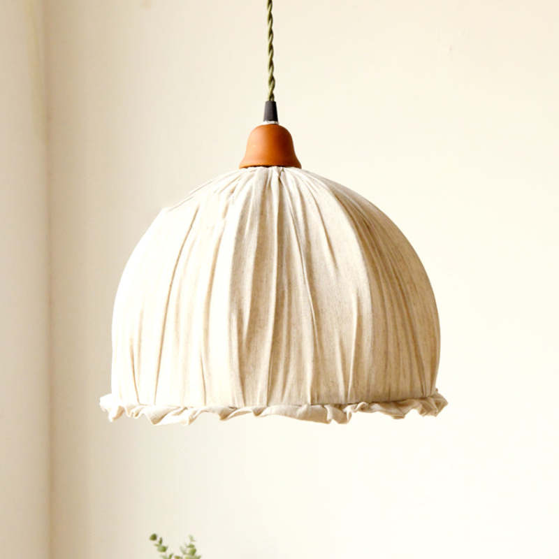 EcoChic Pendant - Elegant Scandinavian Fabric Pendant Light