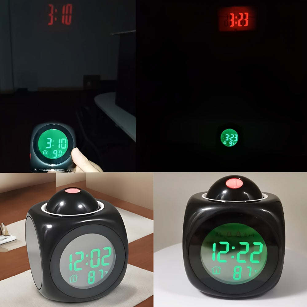 ProClock - Modern Projection Alarm Clock with Sound Alarm