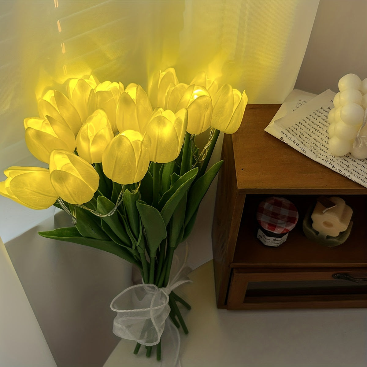 Dovelle - Tulip Bouquet LED Night Light for the Bedroom
