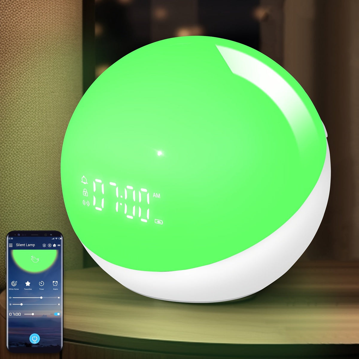 WakeLight - Sunrise Simulator Smart Alarm Clock