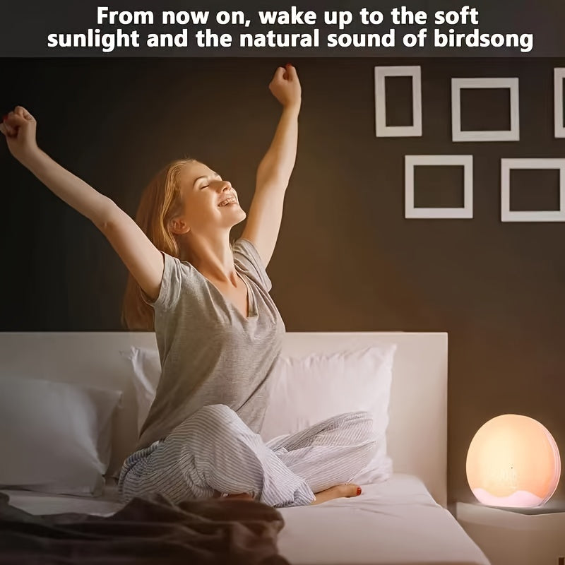 HaloRise - Touch Sunrise Simulator Alarm Lamp and Night Light