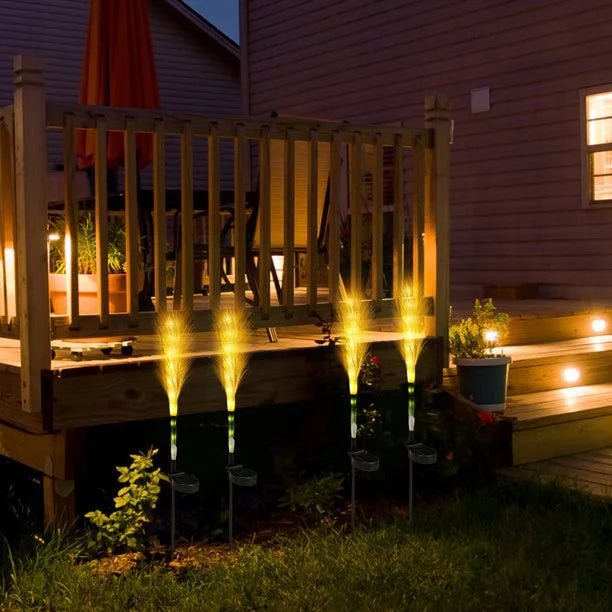 LumiSoleil - Reed-Shaped Solar Garden Lantern