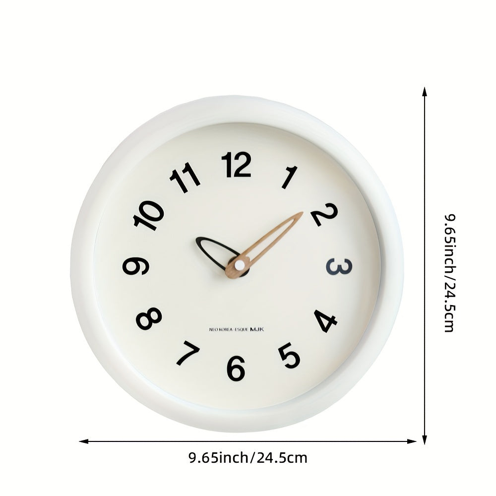 SilenceTime Clock - Elegant Silent 25cm Wall Clock