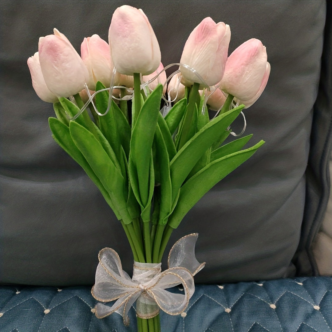 LumiBloom - Bouquet of 10 LED Tulip Table Lamps