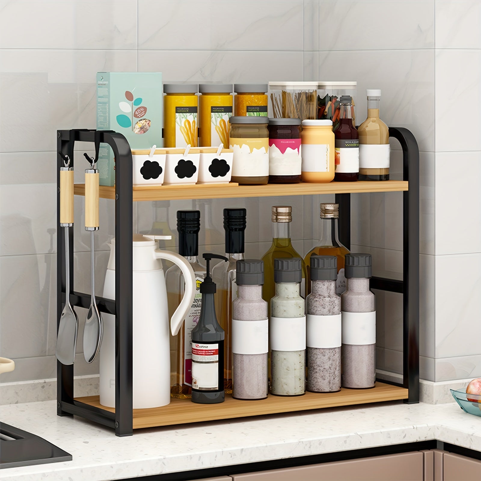 Spicify - Stainless Steel Kitchen Storage Shelf
