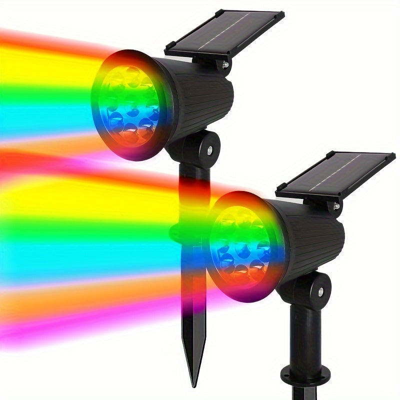 SolarLuxe Spotlight - 9 LED Solar Garden Spotlight