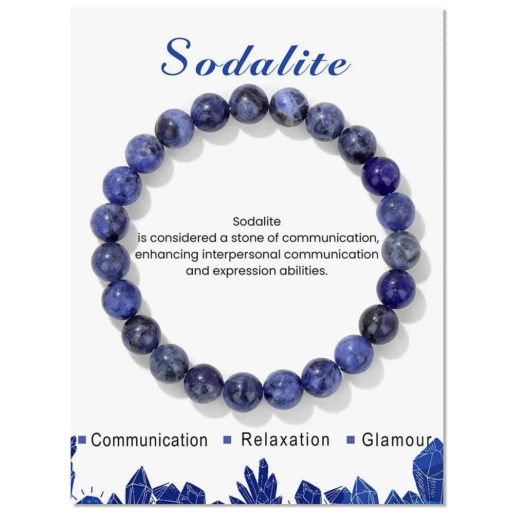 Aria - Bracelet en cristaux naturels à l'énergie guérissante