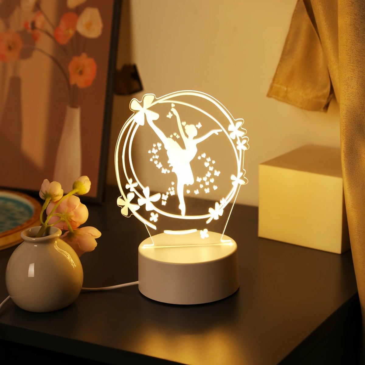 LumiDance - 3D LED Ballet Night Light