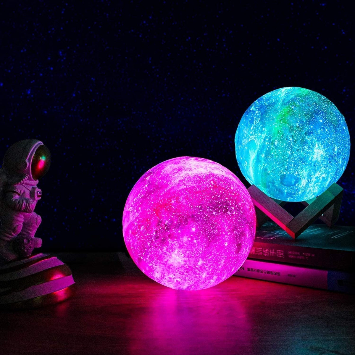 Moonbright Lamp - Rechargeable Starry Sky Night Light