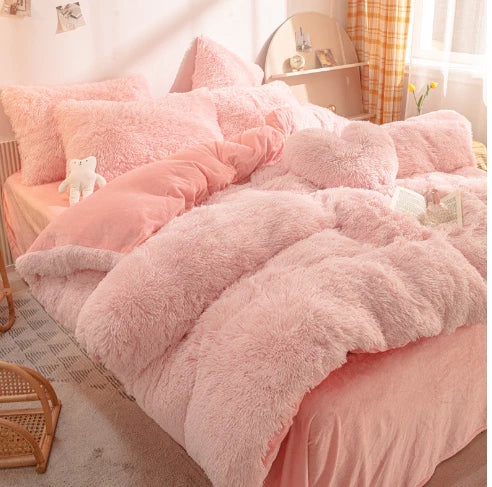 FluffCandy - Long-Pile Duvet Cover Set for a Cozy Winter