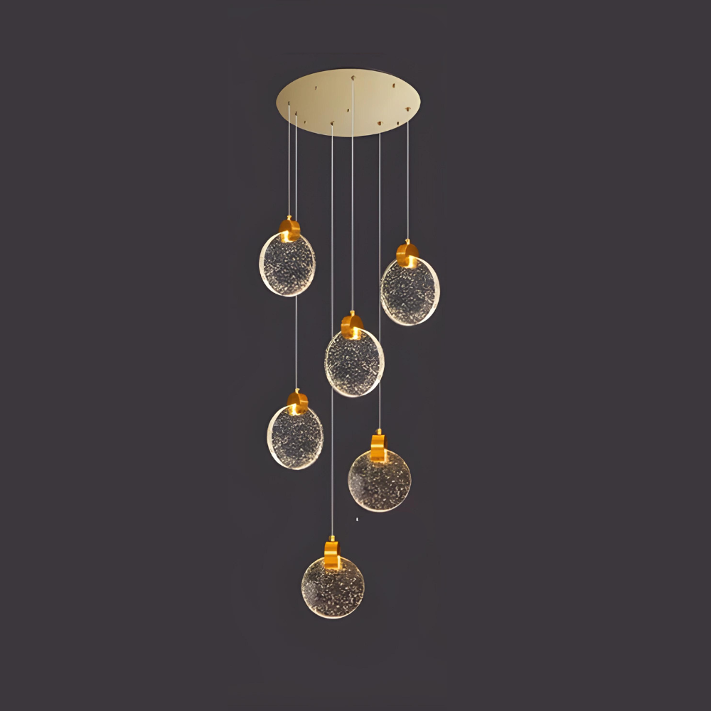 RayonsD'Or - Elegant Glass Ceiling Light