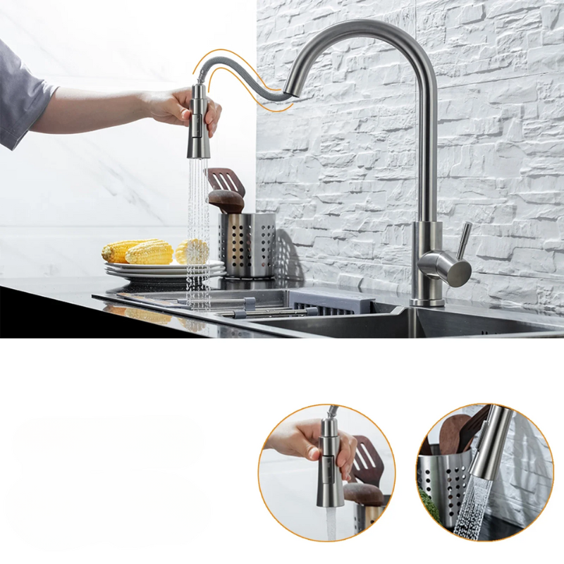 TouchNickel - Sensor Modern Kitchen Mixer Tap