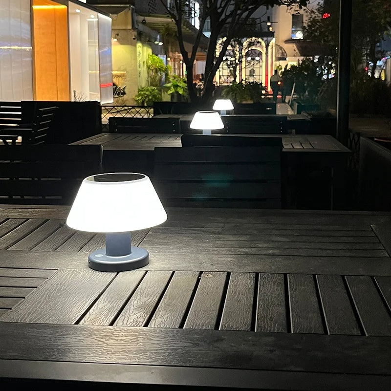 Dusklyn - Solar-Powered Table Lamp for Indoor and Outdoor Use