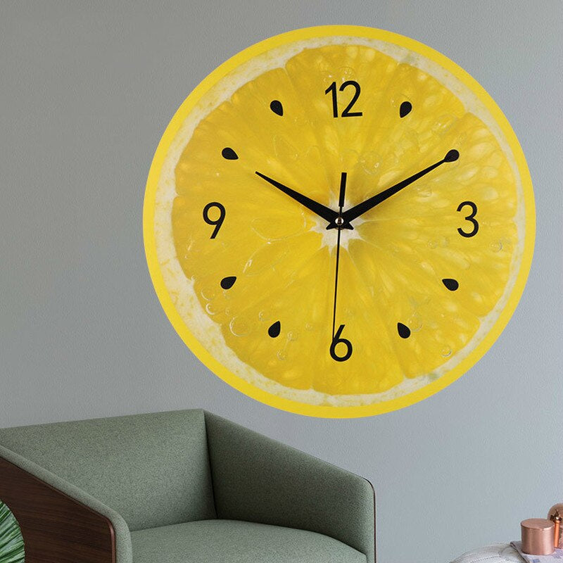 LemonTime - Lemon Wall Clock for a Cheerful Kitchen