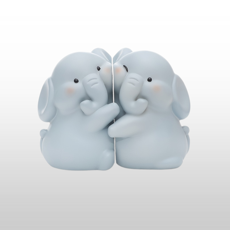 AnimalDecor - Playful Resin Animal Bookends