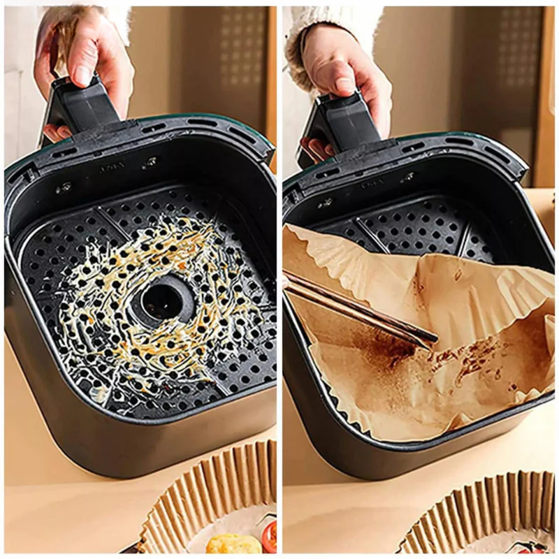 AirFryClean Paper - Non-Stick Air Fryer Cooking Paper