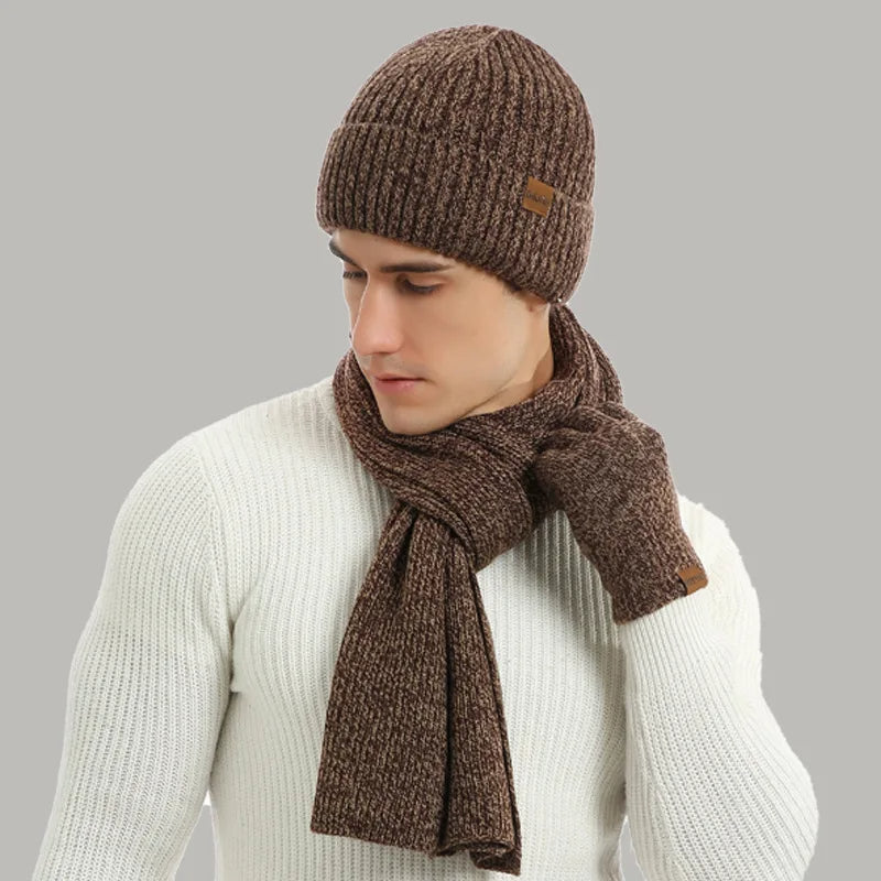 ArcticStyle - Winter Beanie, Scarf and Gloves Set