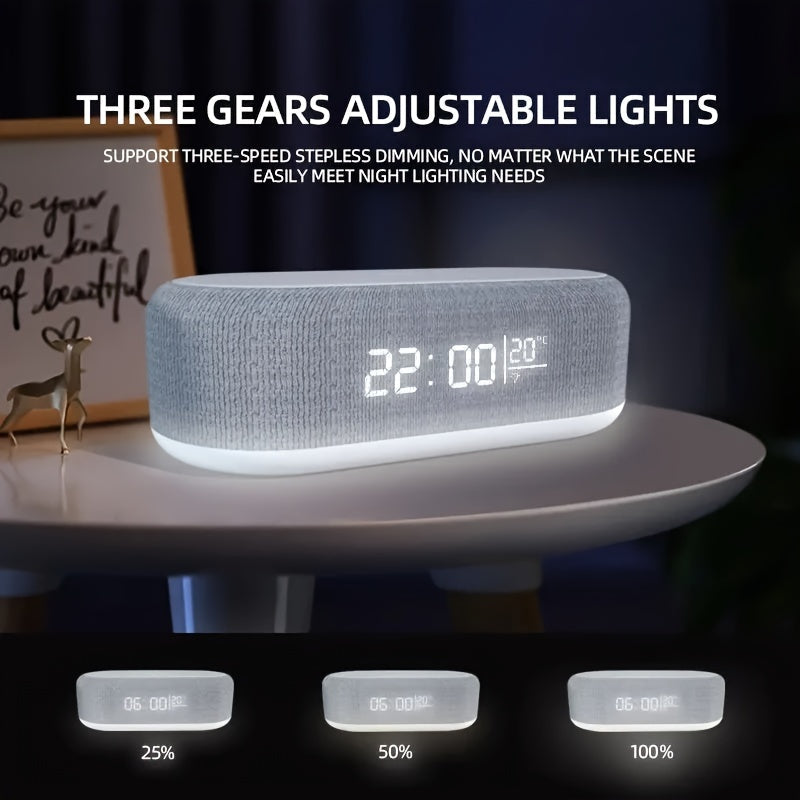 DigiClock - Smart Alarm Clock with Wireless Charger and Night Light