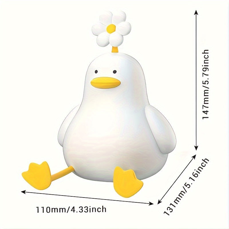 BloomDuck - Dimmable Silicone Night Light with Clap Control