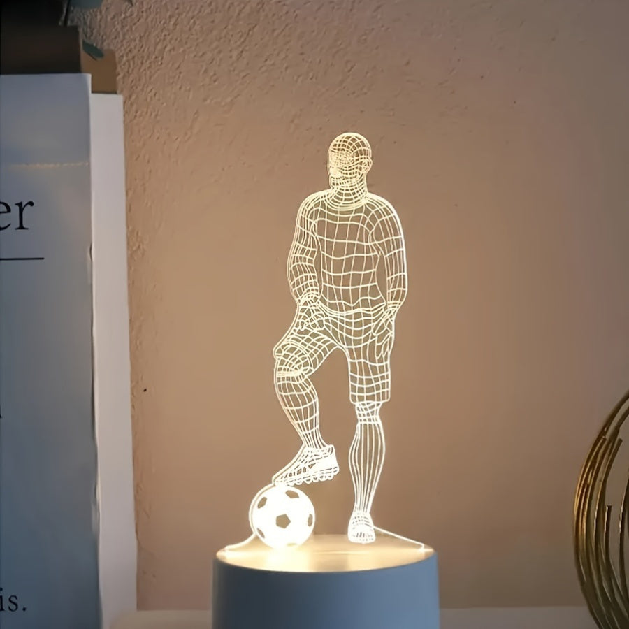 Jostrike - 3D Soccer Player LED Table Lamp