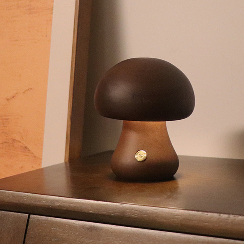 Faunwood - Wireless Wooden Mushroom LED Night Light