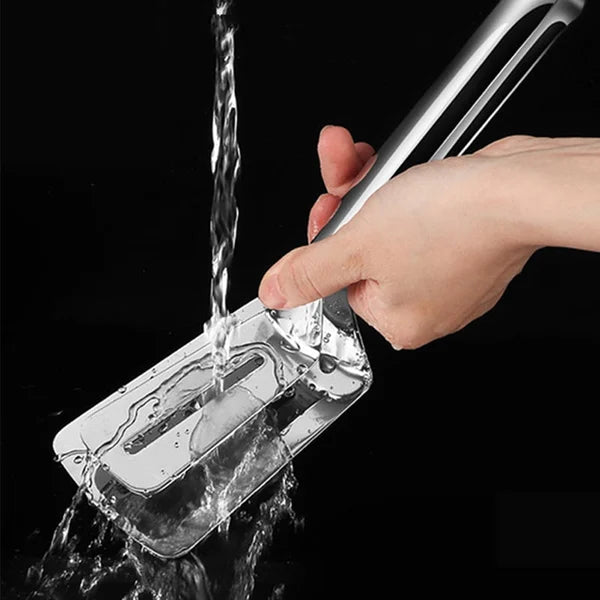 FlexiGrip - 2-in-1 Stainless Steel Spatula Tongs