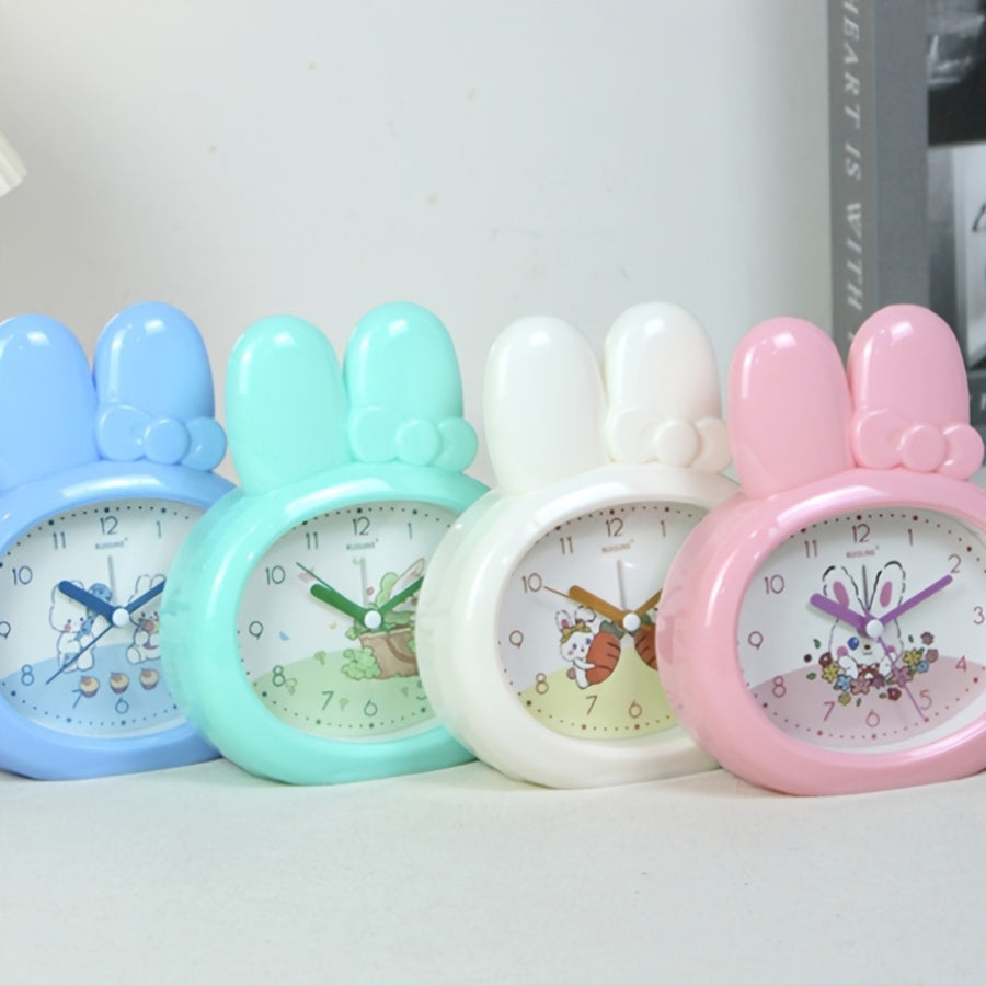 BunnyTime Clock - Bunny Alarm Clock with Night Light for Kids' Room