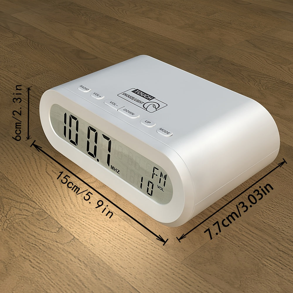 Kadence - Digital LED Alarm Clock with FM Radio and Snooze