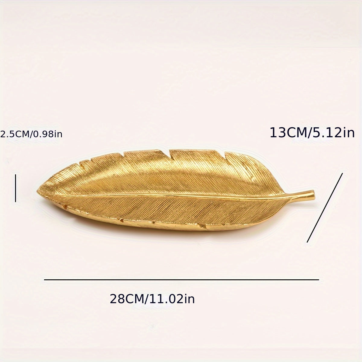 LeafTray - Decorative Leaf-Shaped Resin Tray