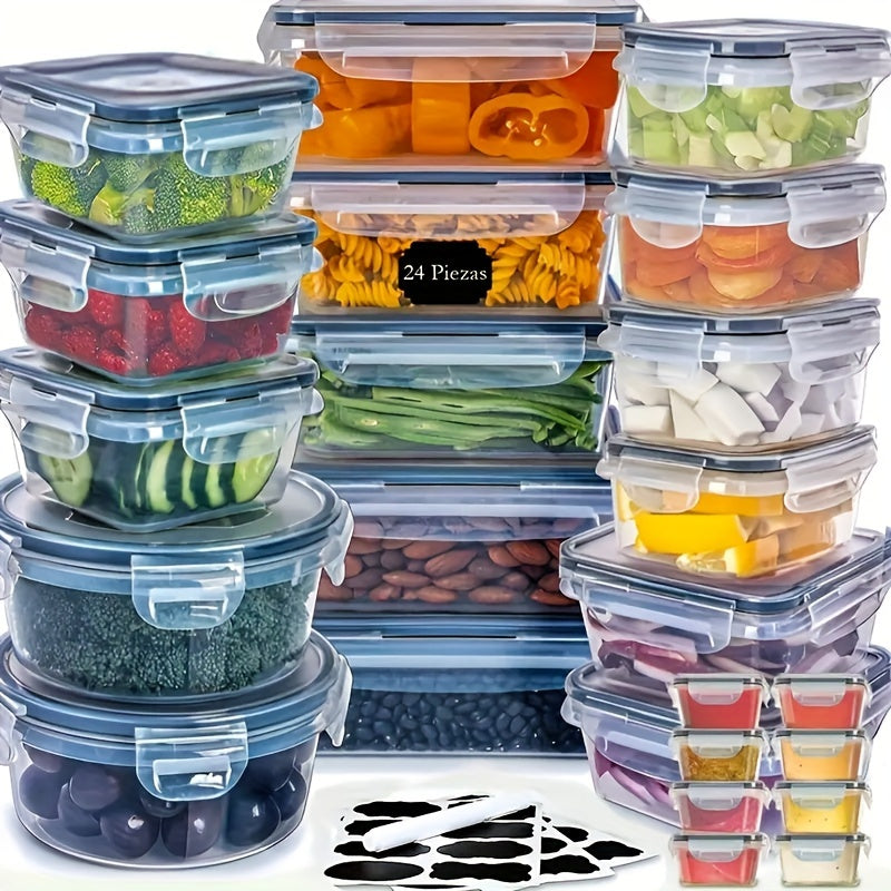 Zorbin - 24-Piece Leakproof Food Storage Container Set