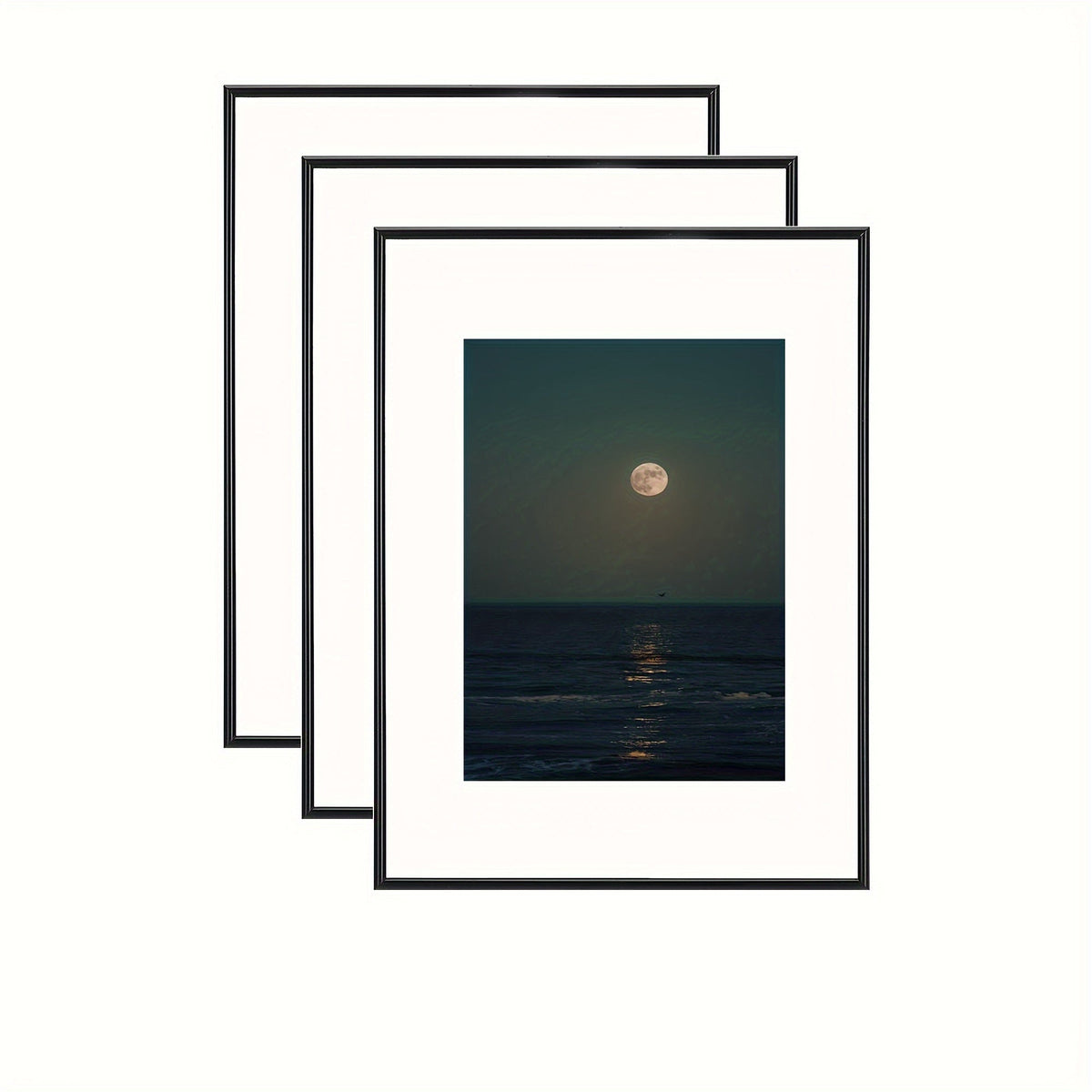 FrameSet - Set of 3 Elegant Photo Frames for Wall and Table