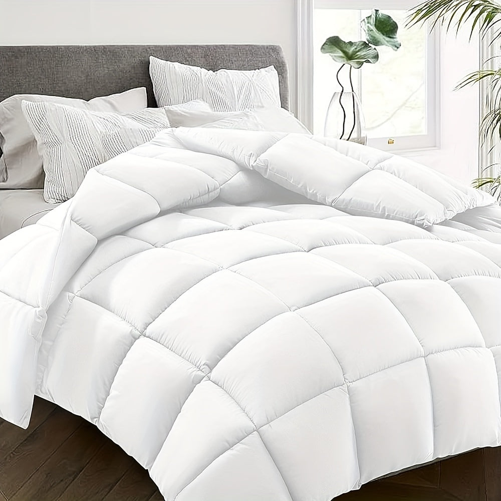 Reversible Duvet - Four-Season Comfort with Microfiber Filling
