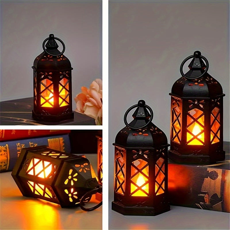 LuxeGlow Lanterns - Rustic LED Lantern Set for a Festive Ambience
