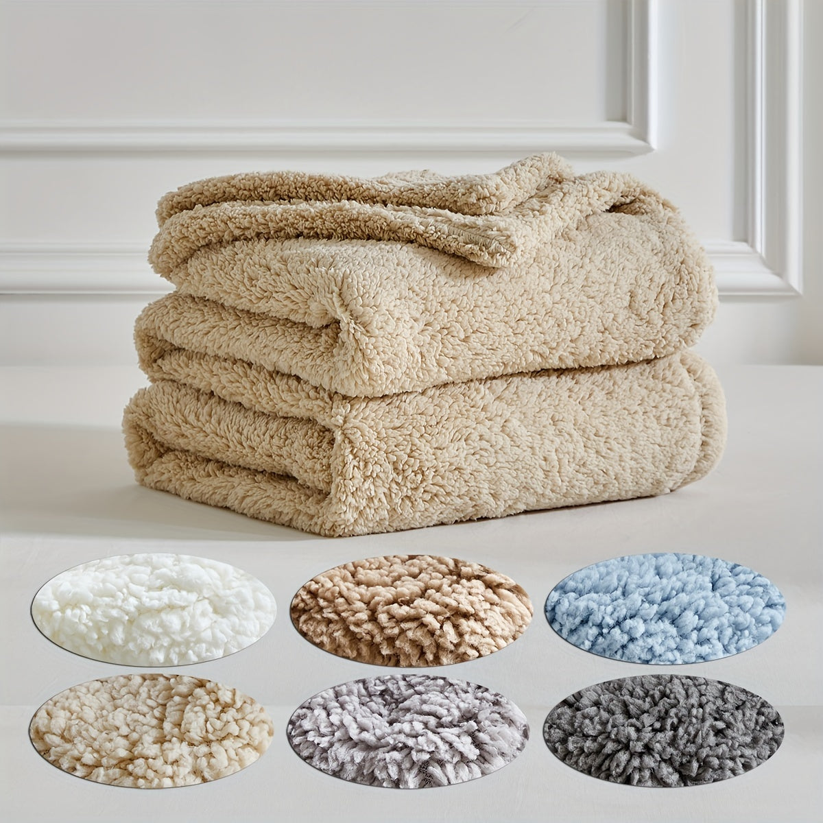 Yalnest - Luxurious Sherpa Fleece Blanket for Winter