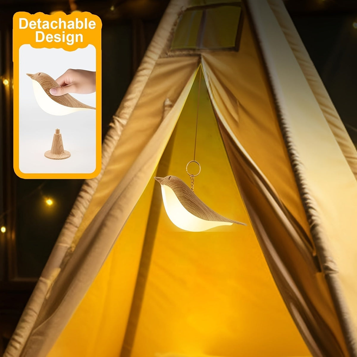 BrightNest - Touch USB LED Bird Table Lamp
