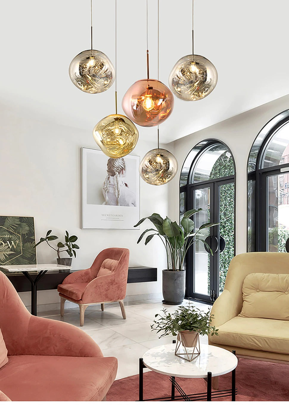 ChicGlow Pendant - Luxury LED Pendant Light for Kitchen and Dining Room