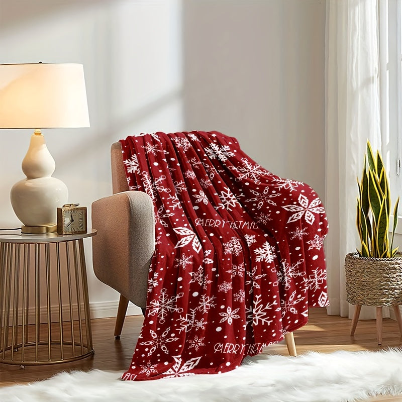FestiveSnuggle - Soft & Cozy Christmas Fleece Throw Blanket