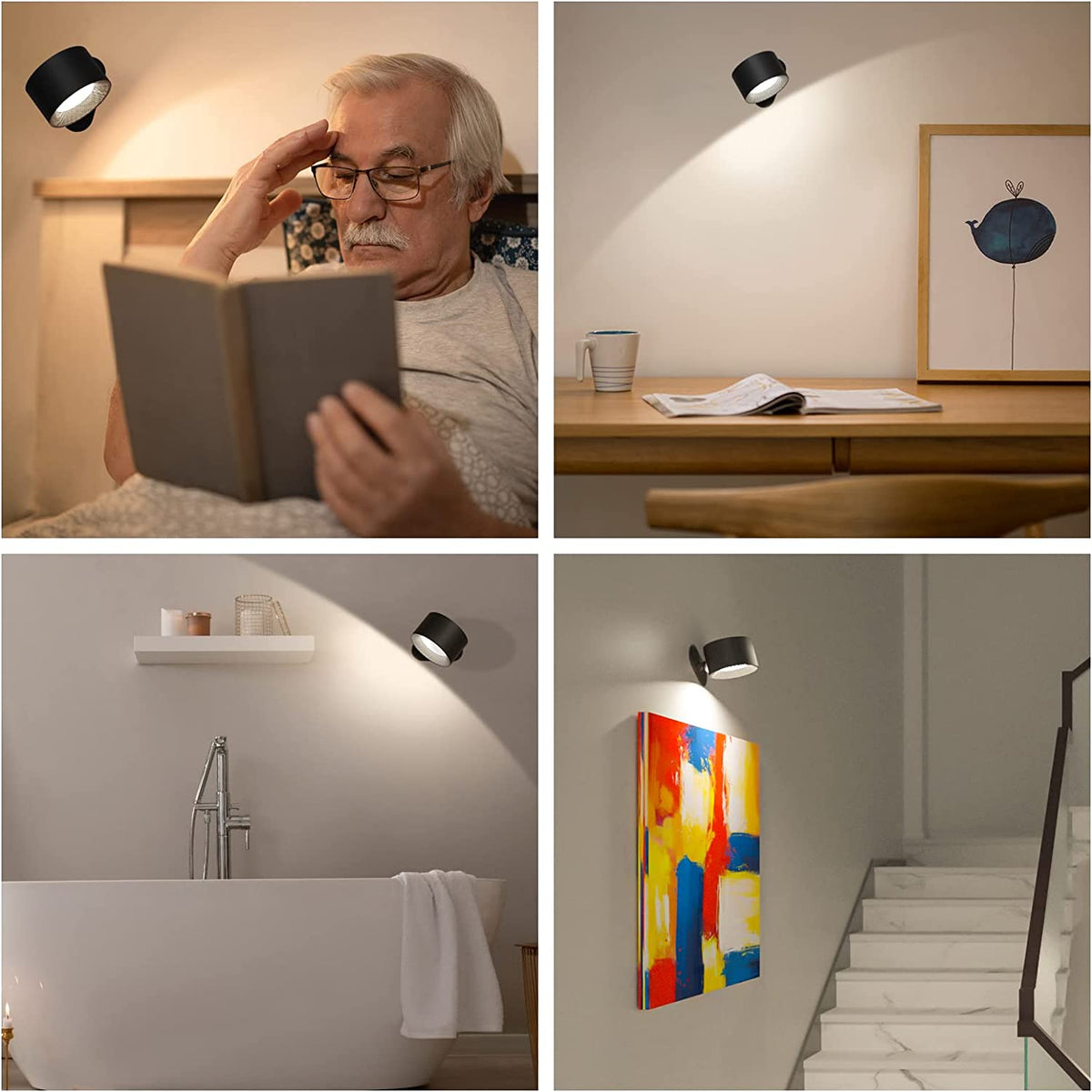 360° Wall Lamp - Rechargeable Wireless USB Wall Light