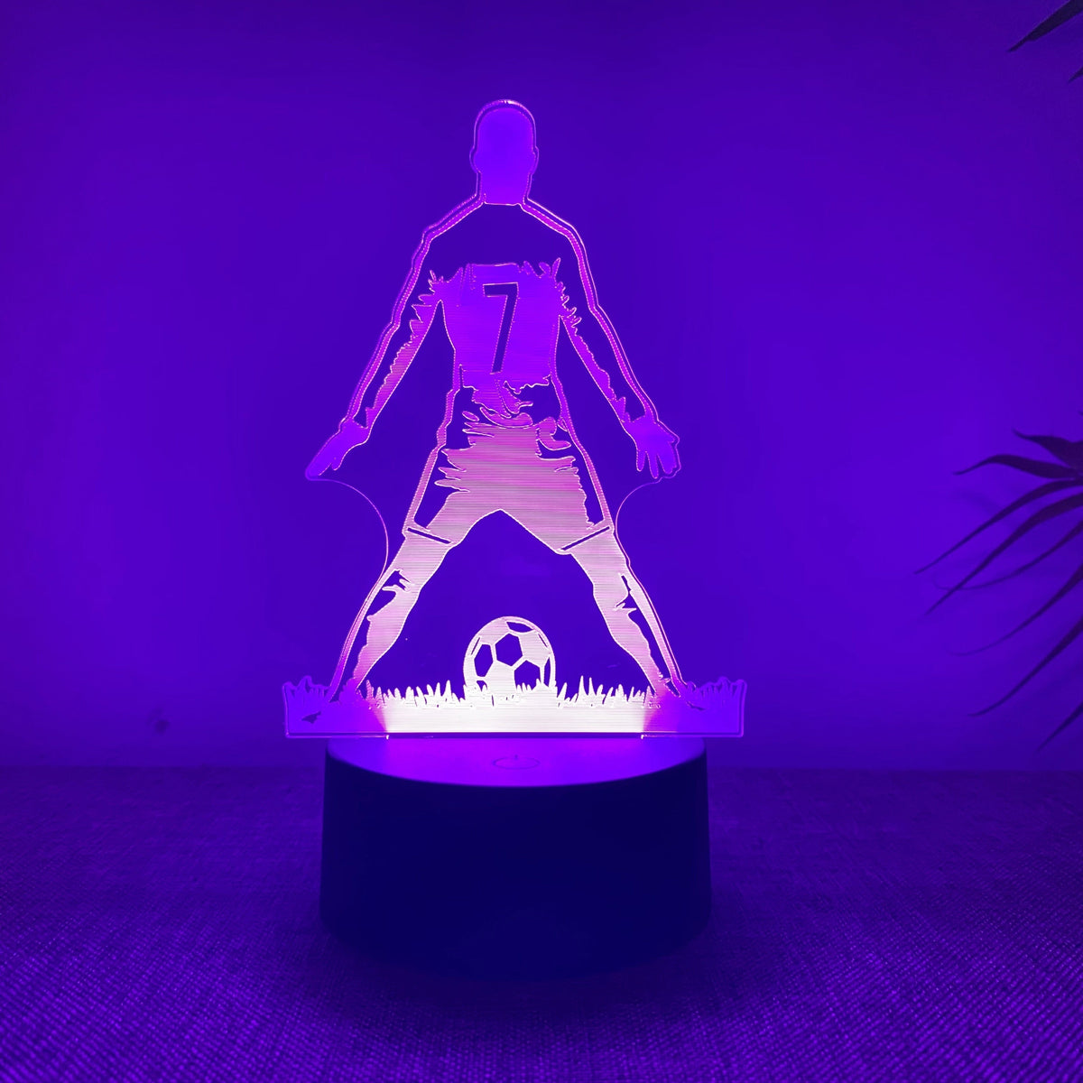 SportGlow - 3D Soccer Player Color-Changing LED Night Light