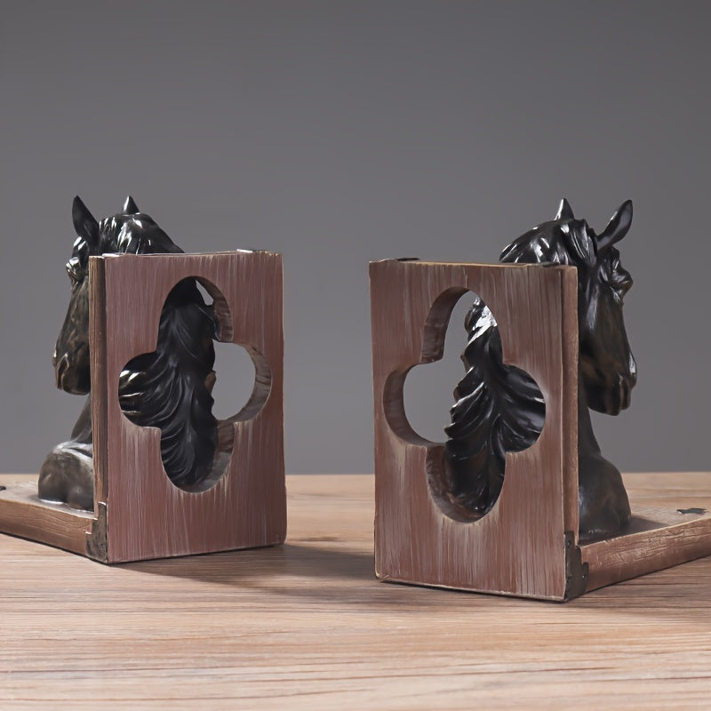 HorseHead - Modern Horse Head Resin Bookend