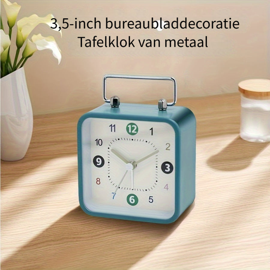 TimeCube - Square Digital Alarm Clock with Night Light and Snooze