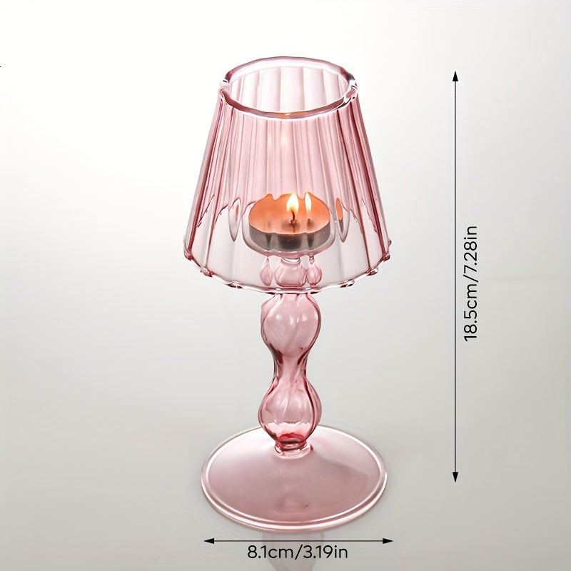 Vitresca - Luxury Glass Table Lamp & Candle Holder