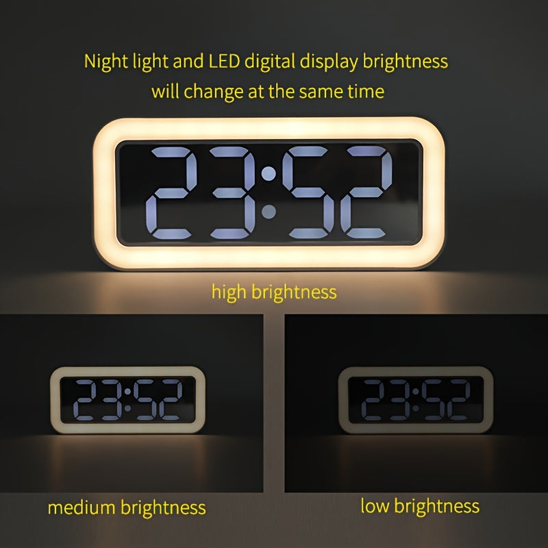 MirrorTime - Modern Mirror Digital Alarm Clock