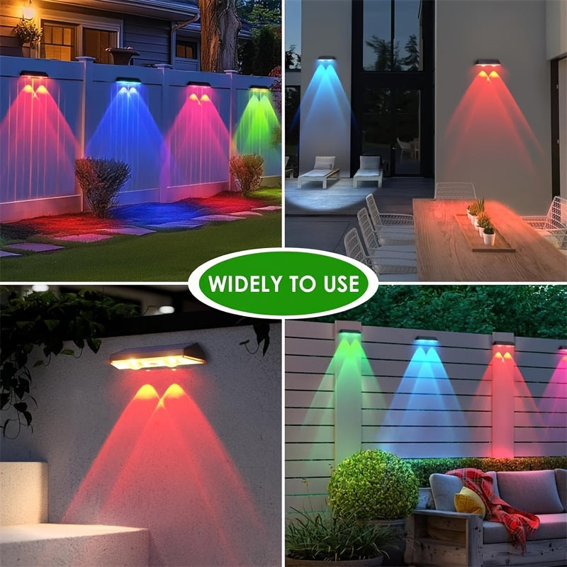SolarShine - Multicolor Solar LED Outdoor Wall Light