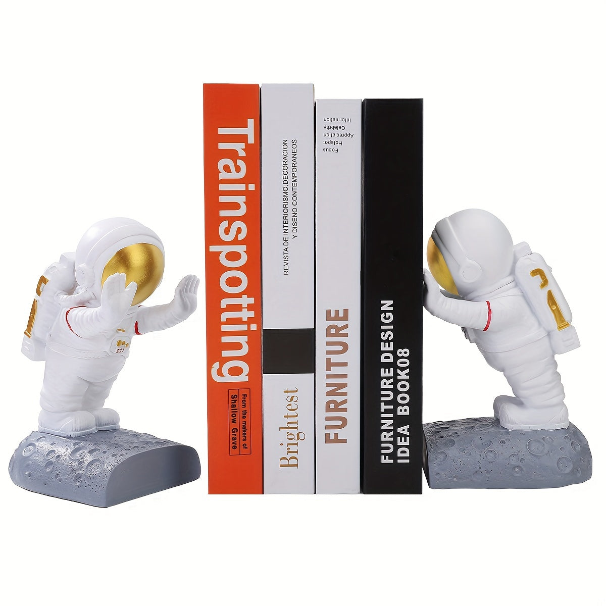 SpaceHold - Astronaut Space-Themed Bookends