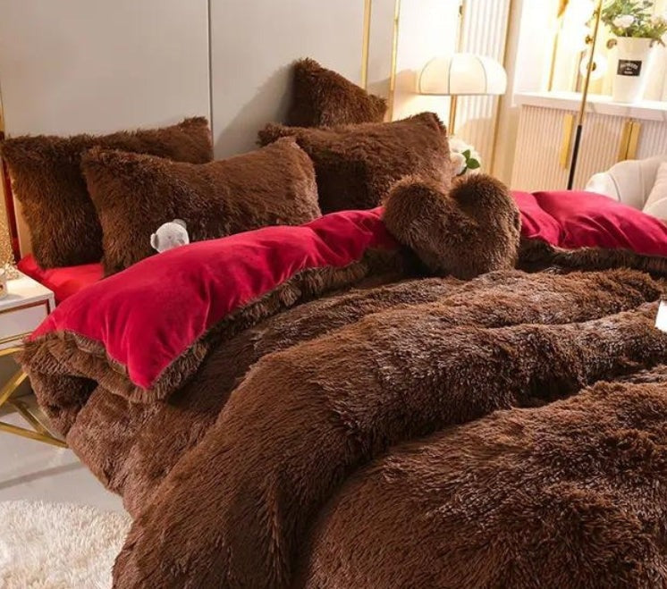 ZinoPlush - Soft Plush Bedding Set with Zipper Closure