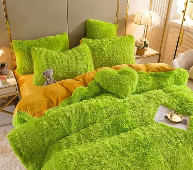 ZinoPlush - Soft Plush Bedding Set with Zipper Closure