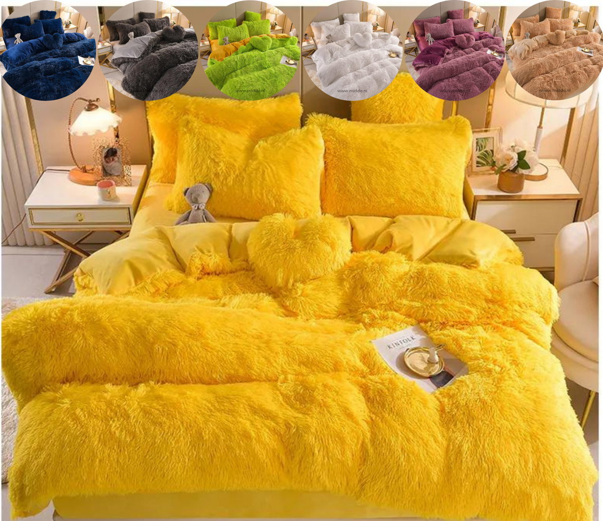 ZinoPlush - Soft Plush Bedding Set with Zipper Closure