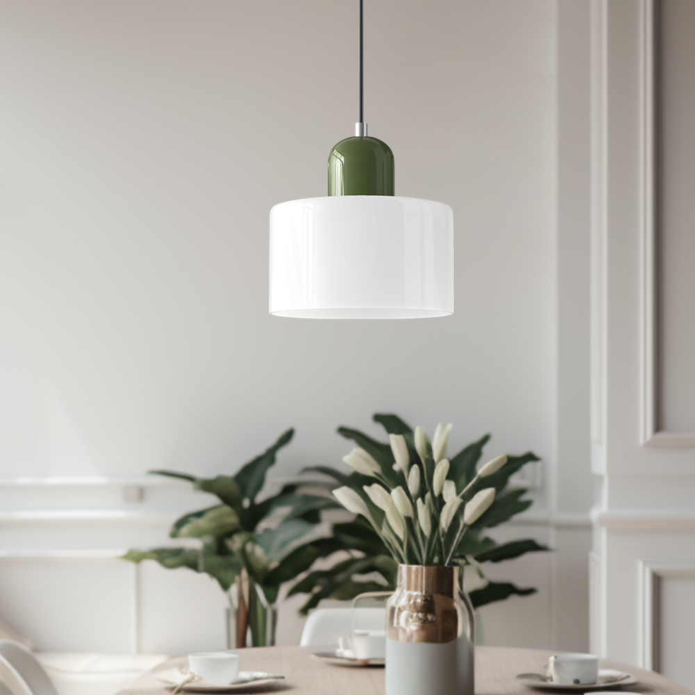 Bauhaus Creative Glass Pendant Light - Colored Glass for an Elegant Interior