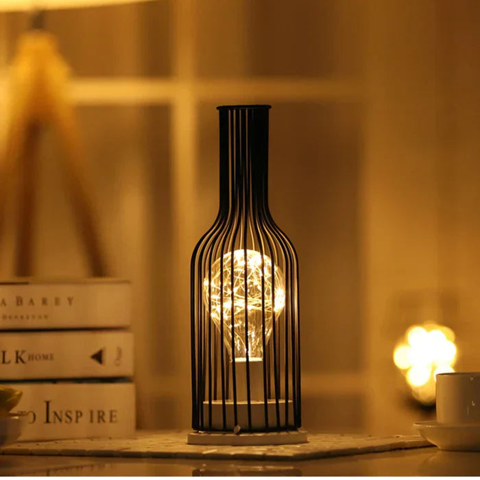 LumiGris - Élégante Lampe de Table pour Intérieur